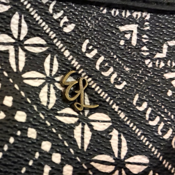 NWOT ELLIOT LUCCA Geometric Black and White Tote - Picture 3 of 15